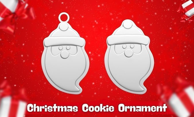 Christmas Cookie Ornament - Pendant -  Christmas Tree 7 3D print model
