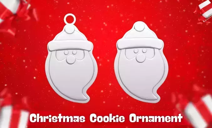 Christmas Cookie Ornament - Pendant -  Christmas Tree 7 3D print model