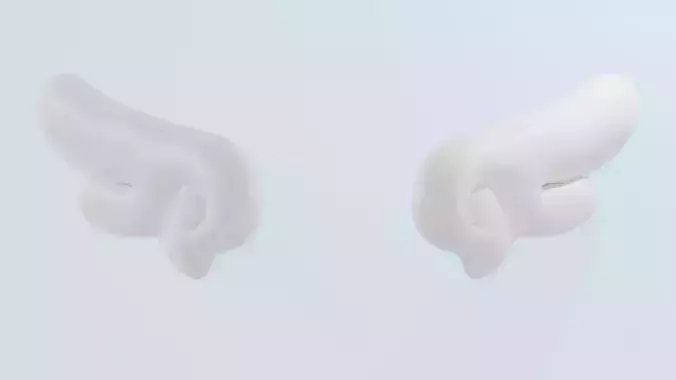 Semi-realistic chibi wings