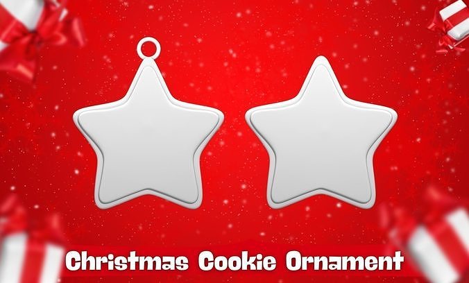 Christmas Cookie Ornament - Pendant -  Christmas Tree 9 3D print model