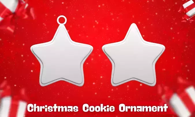 Christmas Cookie Ornament - Pendant -  Christmas Tree 9 3D print model