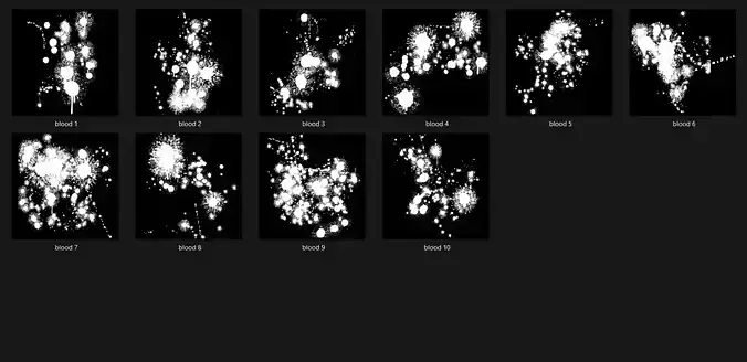 Blood 5004 Alpha Patterns 2K Size Full Pack Free Sample Texture