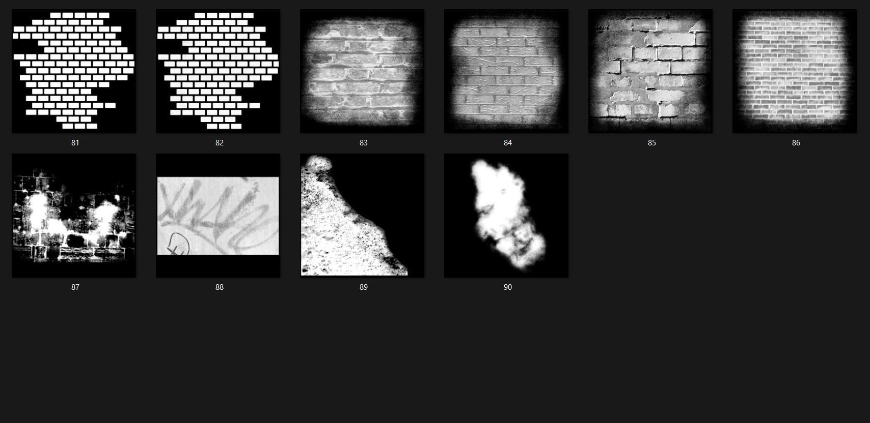 Brick 828 Alpha Patterns 4K Size Full Pack Texture_13
