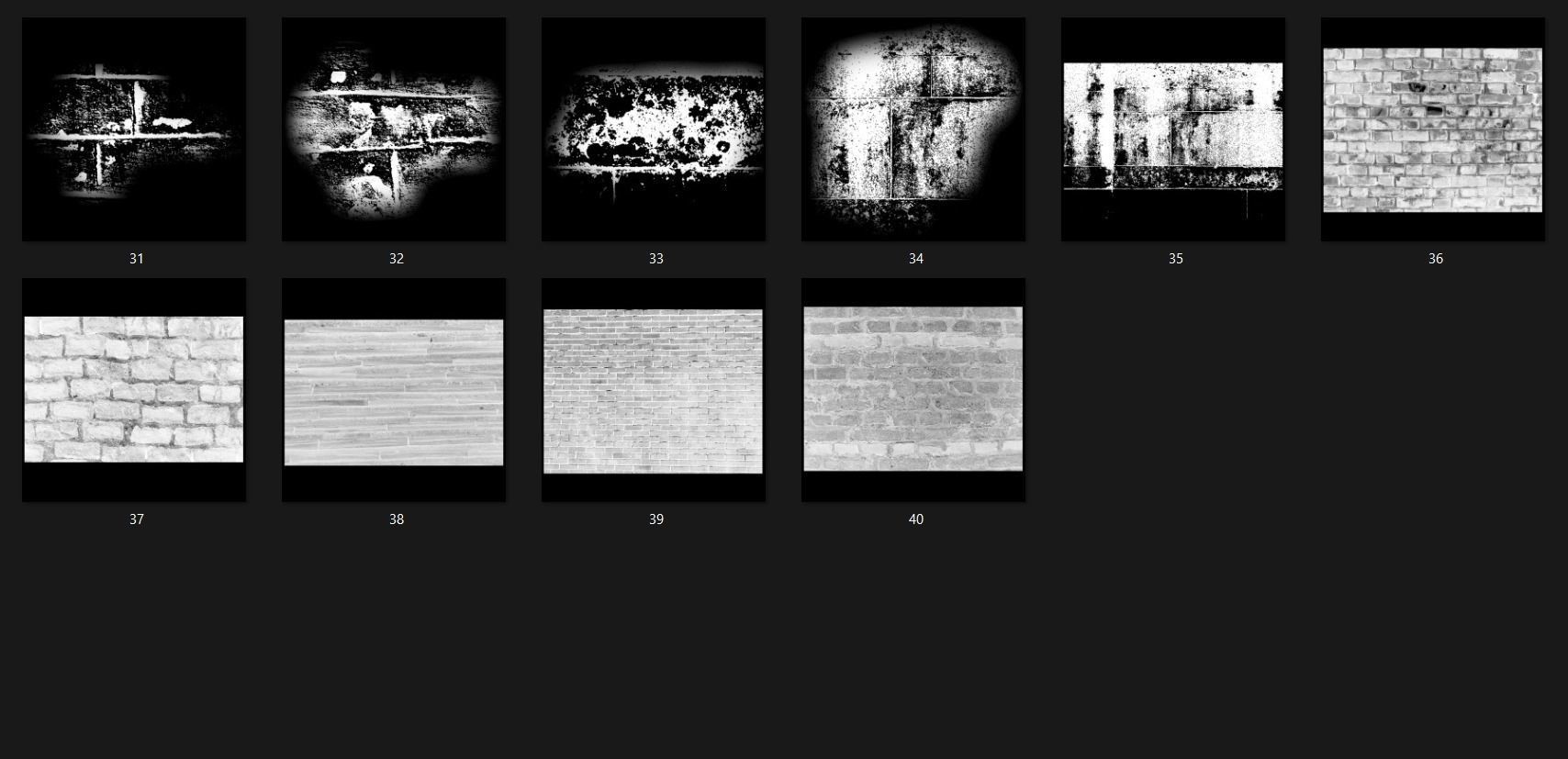 Brick 828 Alpha Patterns 4K Size Full Pack Texture_8