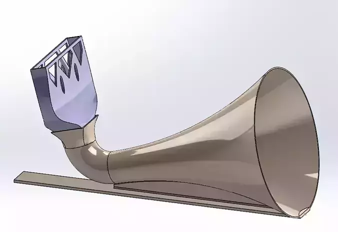 Gramaphone for Mobile Phones Ready for 3D Print FDM