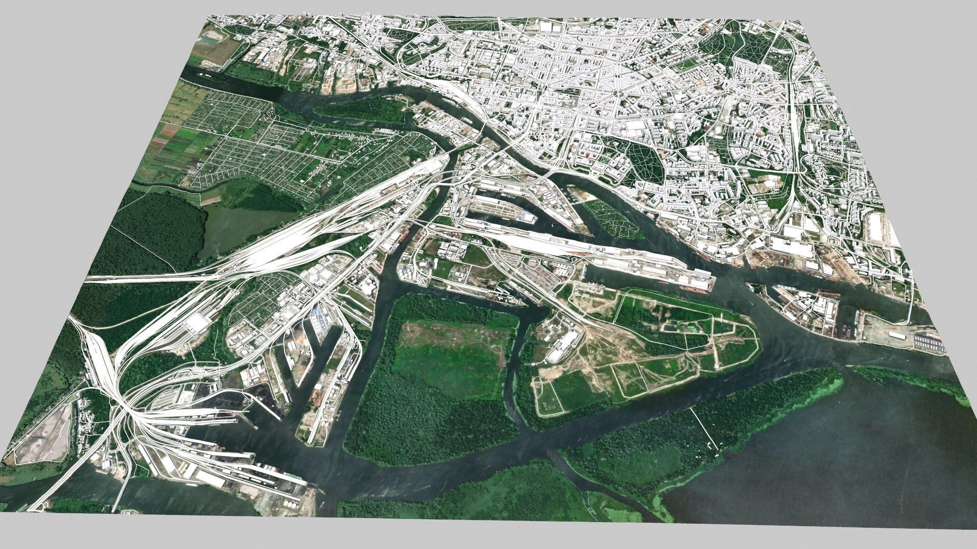 Cityscape Szczecin Poland 3D model_3