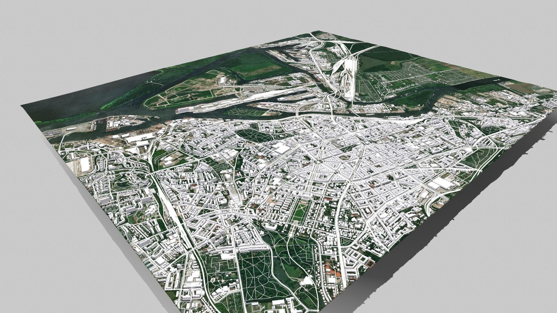 Cityscape Szczecin Poland 3D model_6