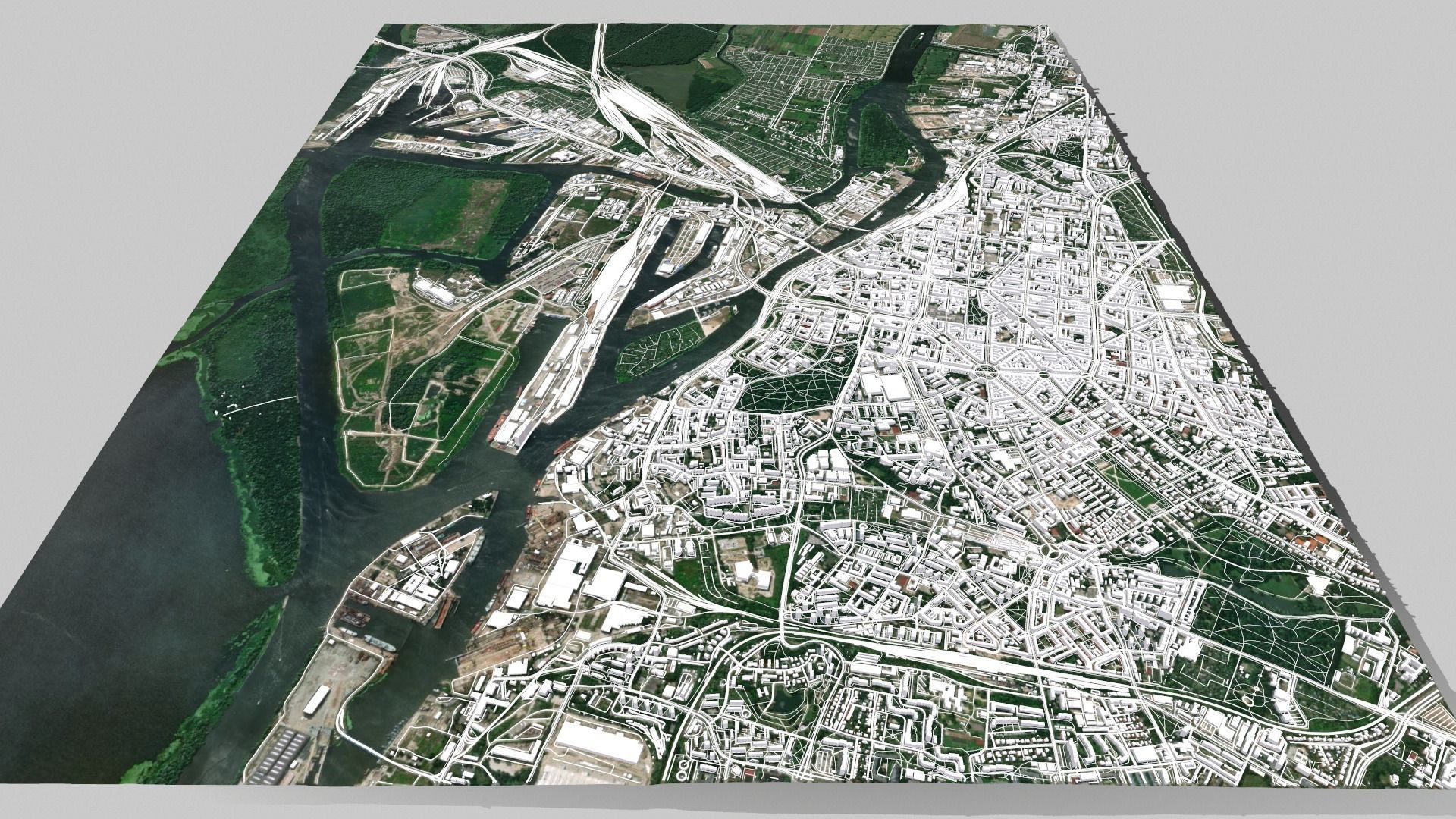 Cityscape Szczecin Poland 3D model_5