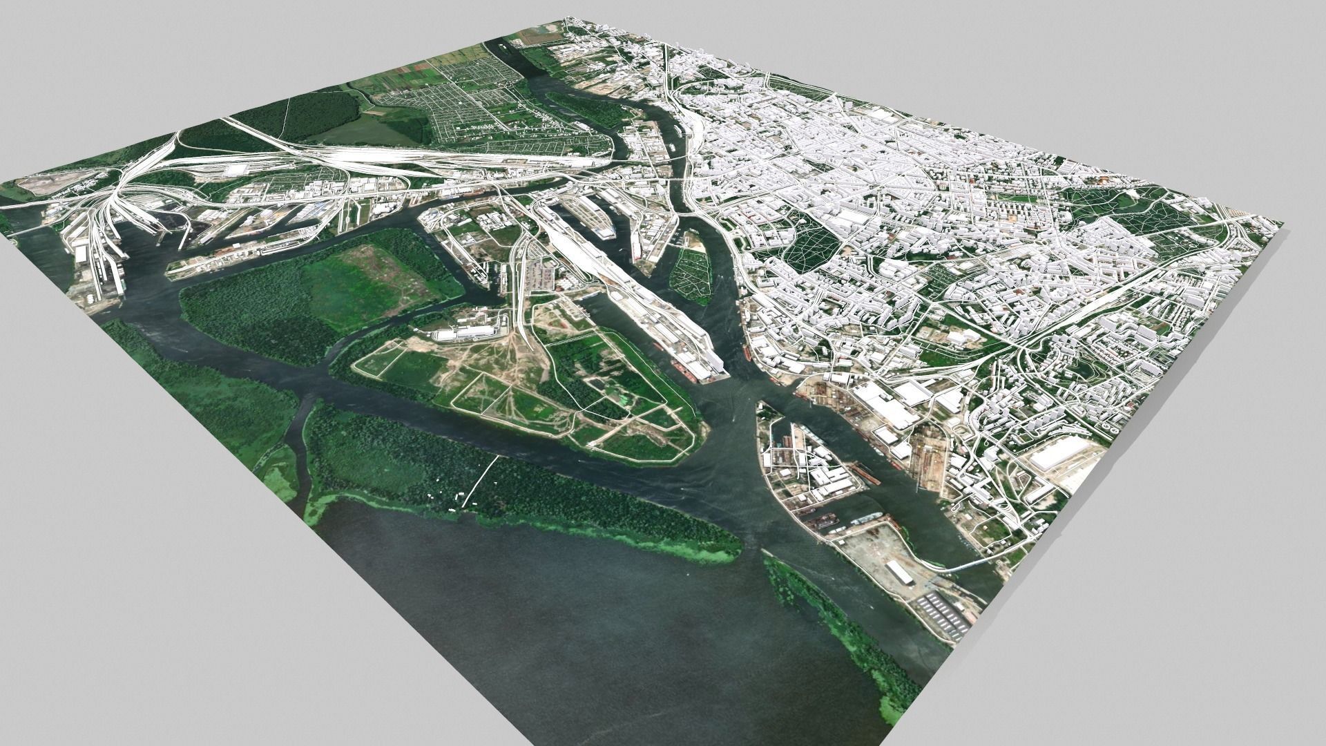 Cityscape Szczecin Poland 3D model_4