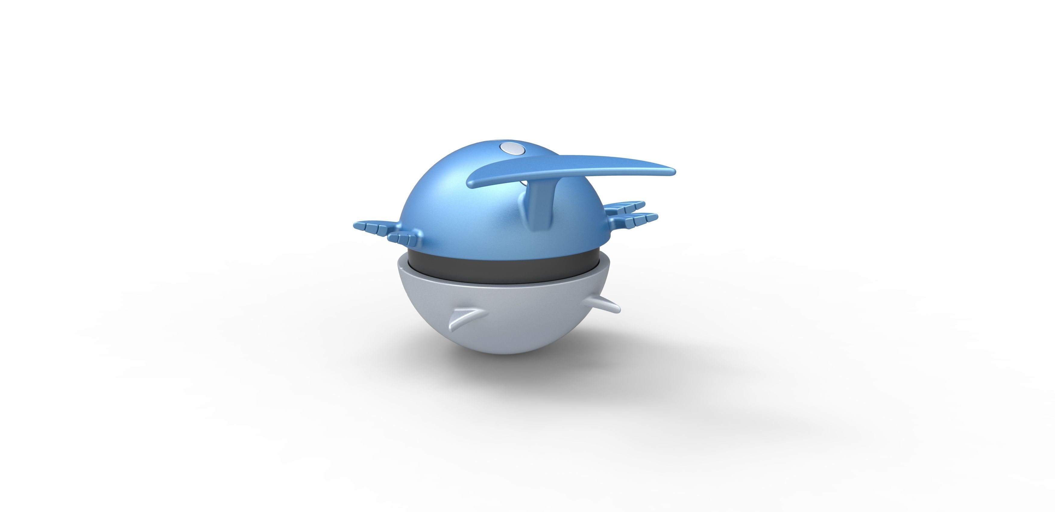 Wailord orb 3D print model_8
