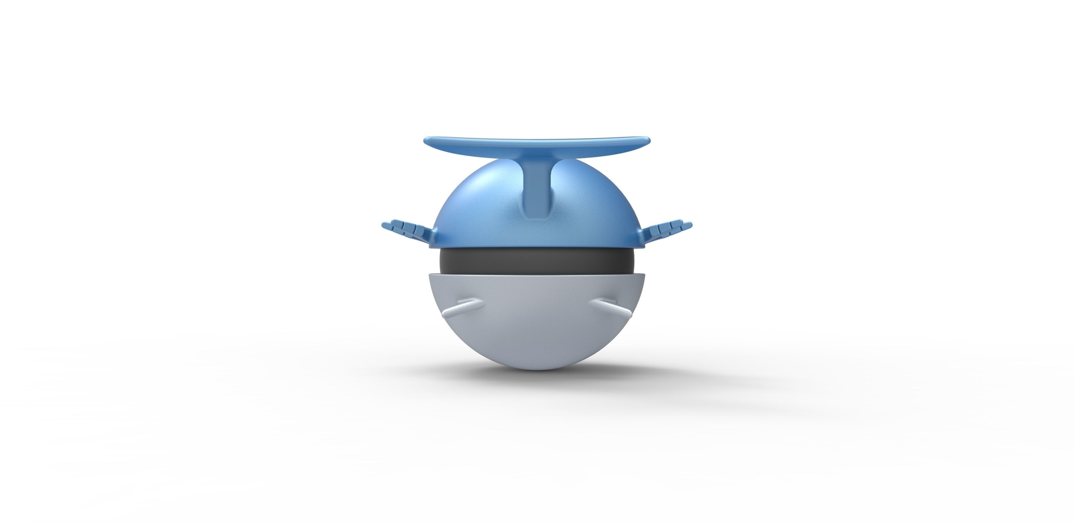 Wailord orb 3D print model_9