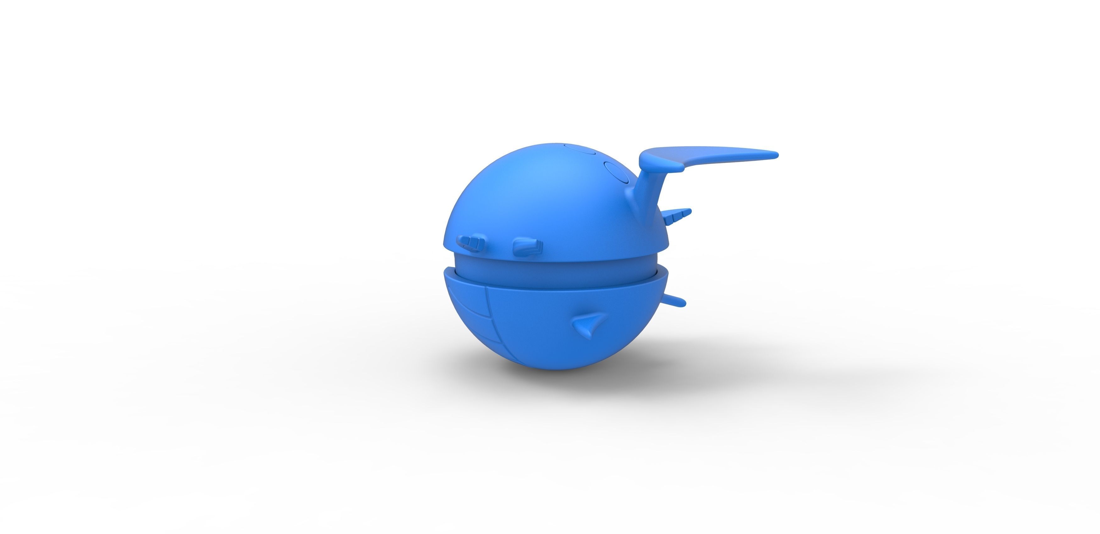 Wailord orb 3D print model_17