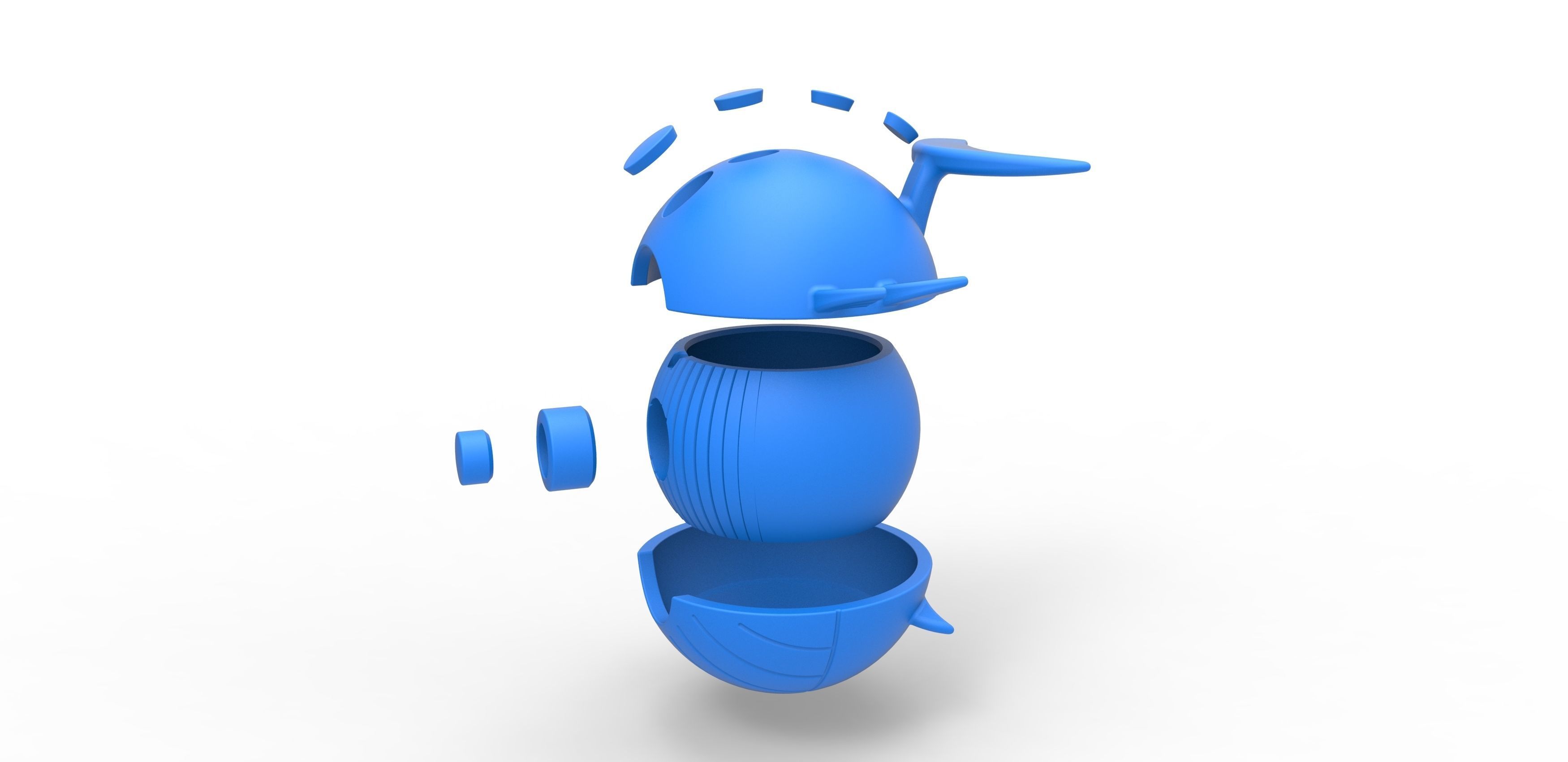 Wailord orb 3D print model_20