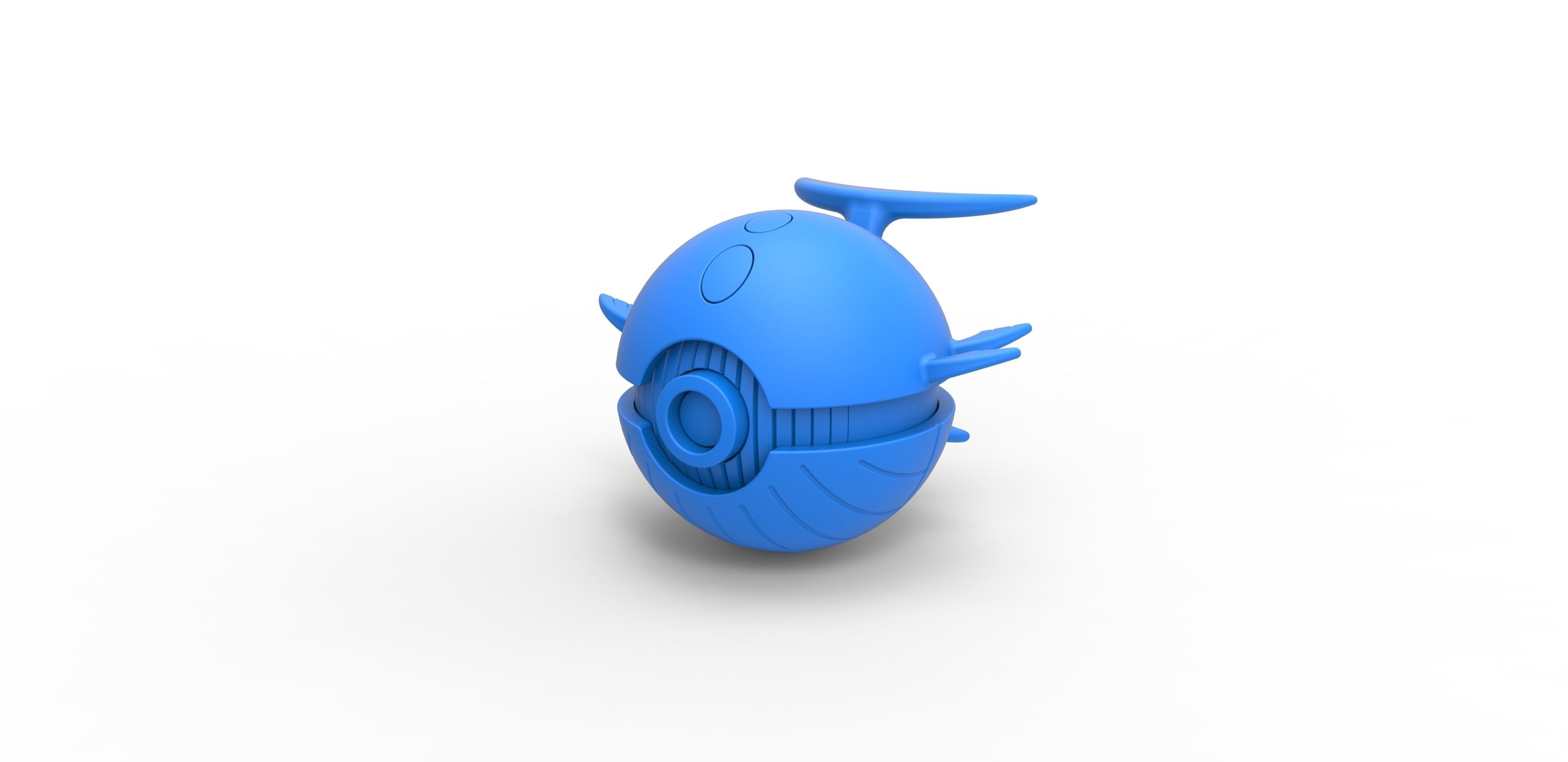 Wailord orb 3D print model_10