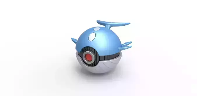 Wailord orb 3D print model