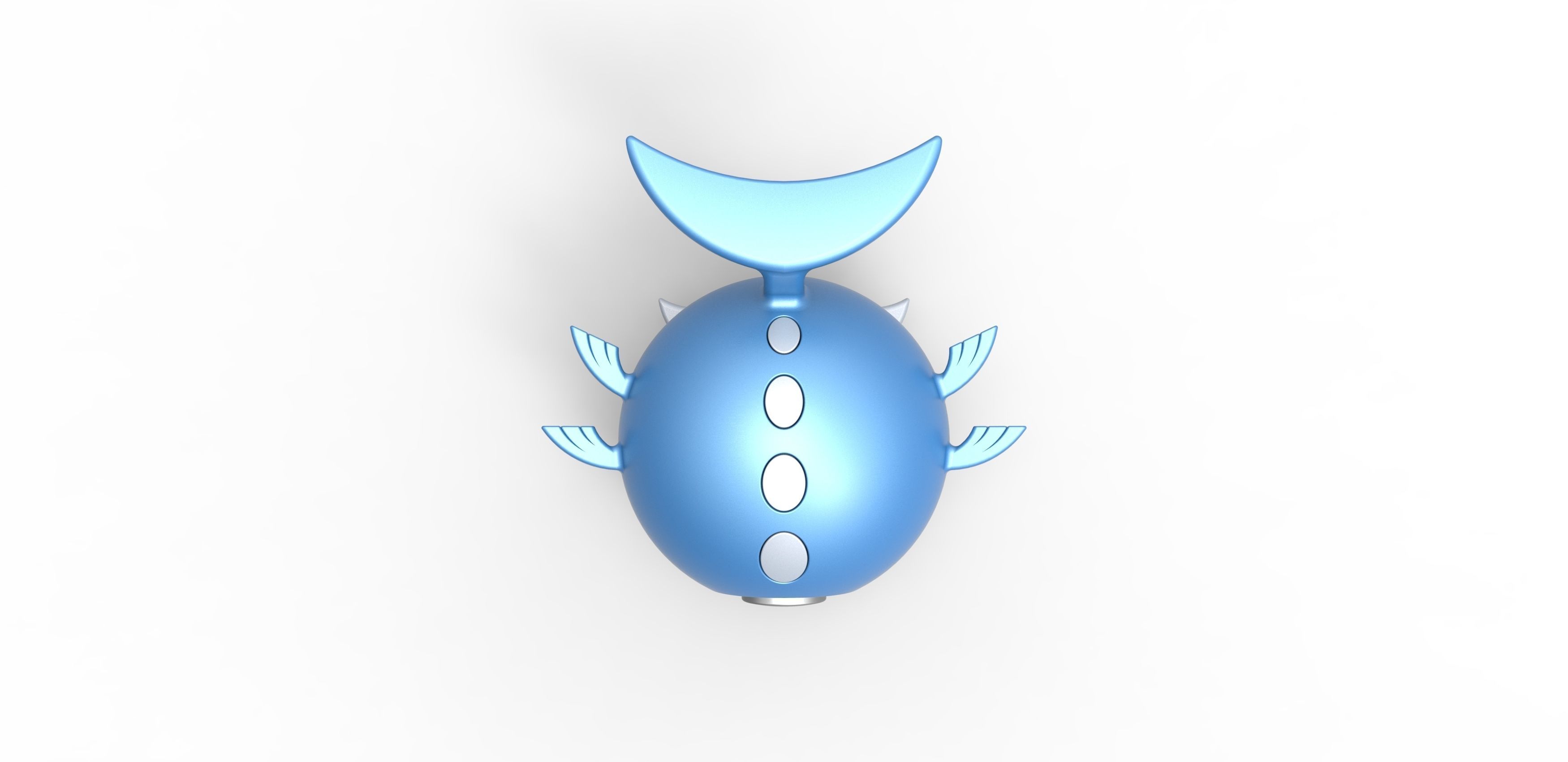 Wailord orb 3D print model_4