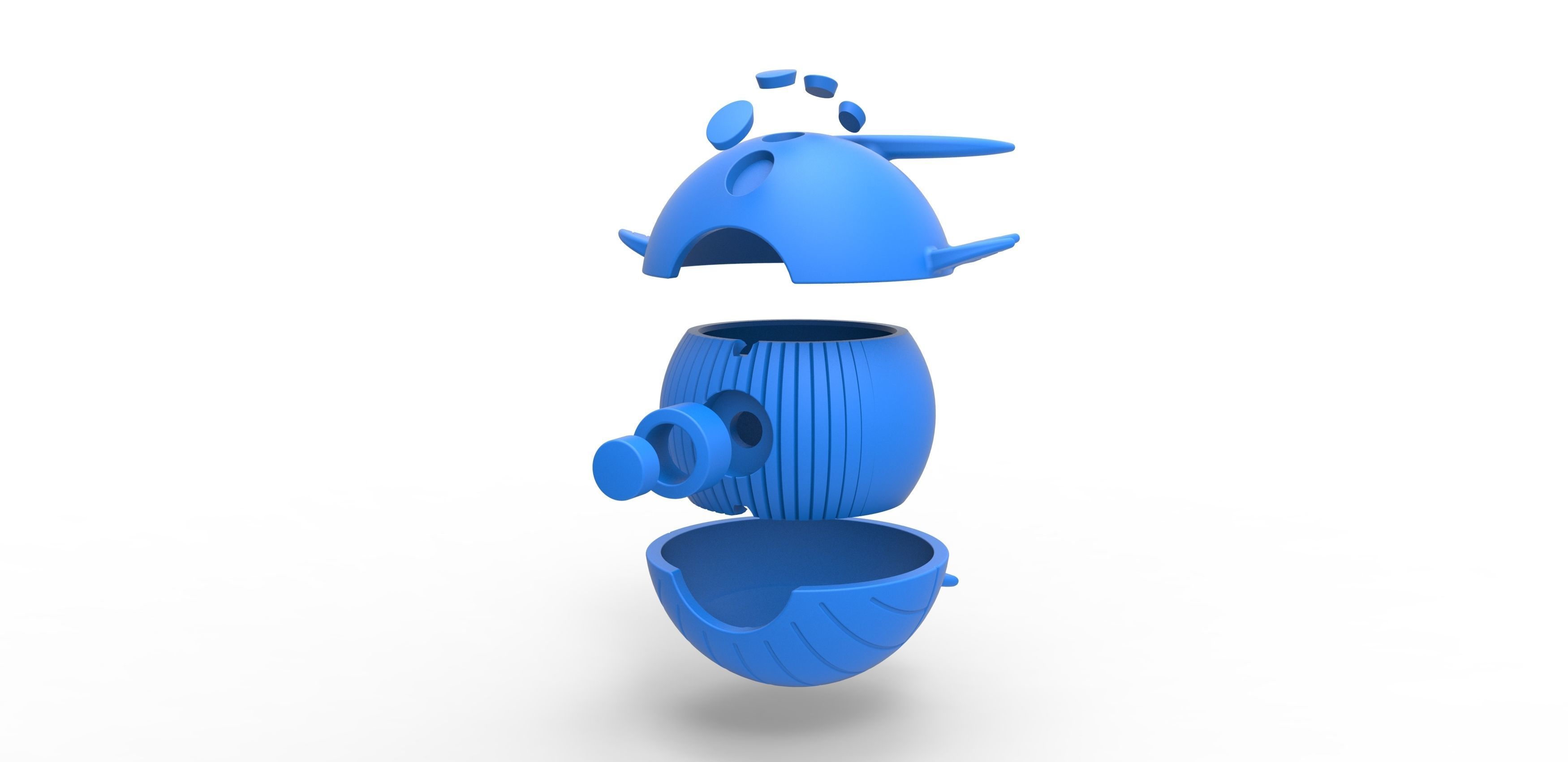 Wailord orb 3D print model_22