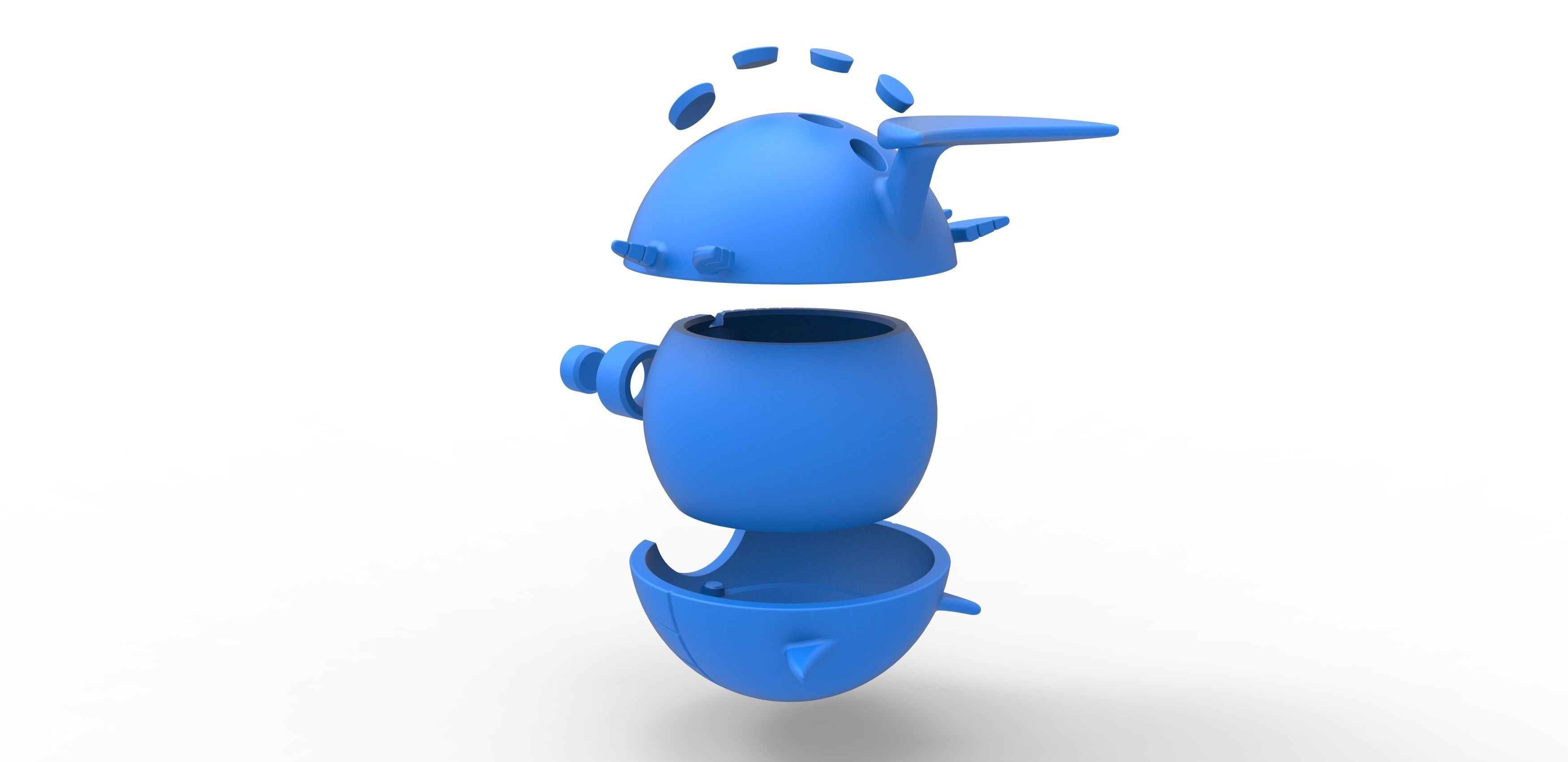 Wailord orb 3D print model_24