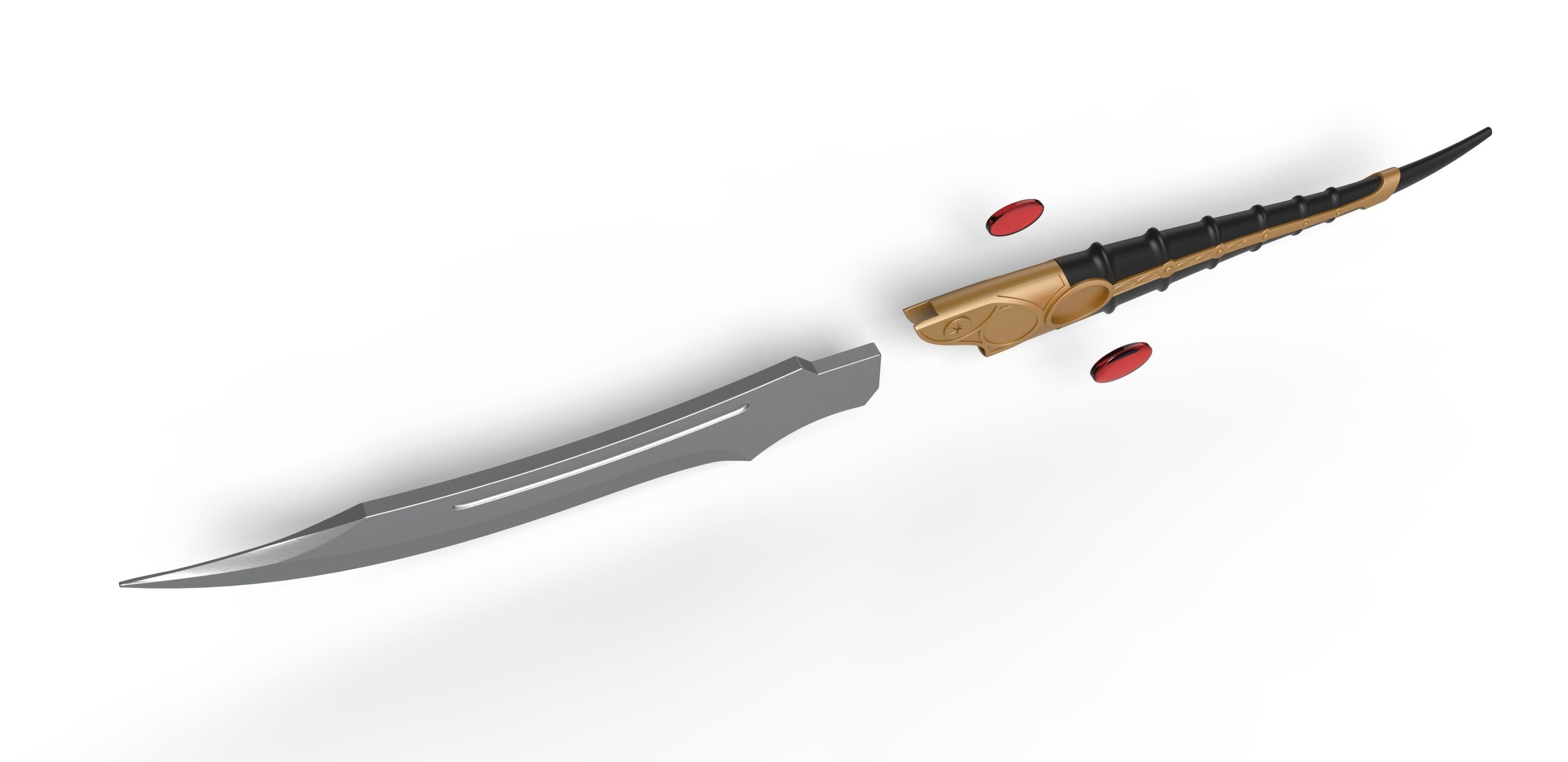 House of Dragon Dagger 3D print model_12