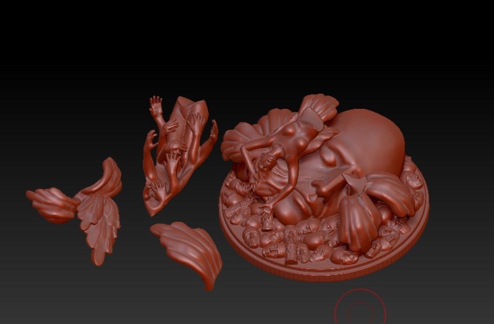 Kingdom Death Monster - Antelope Base - 3D print model 3D print model_6