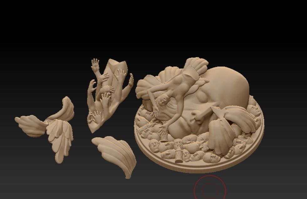 Kingdom Death Monster - Antelope Base - 3D print model 3D print model_3
