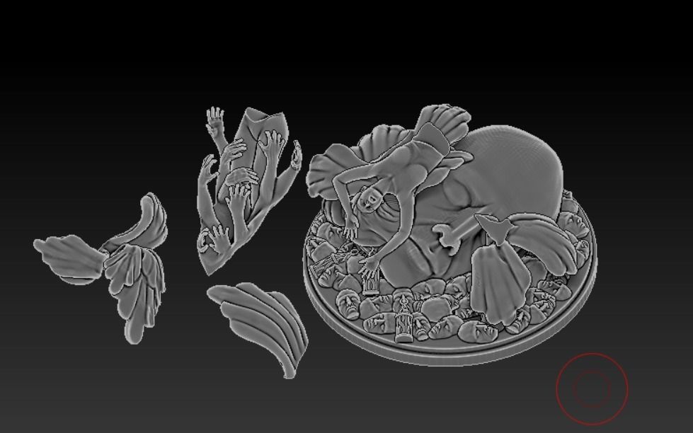 Kingdom Death Monster - Antelope Base - 3D print model 3D print model_4