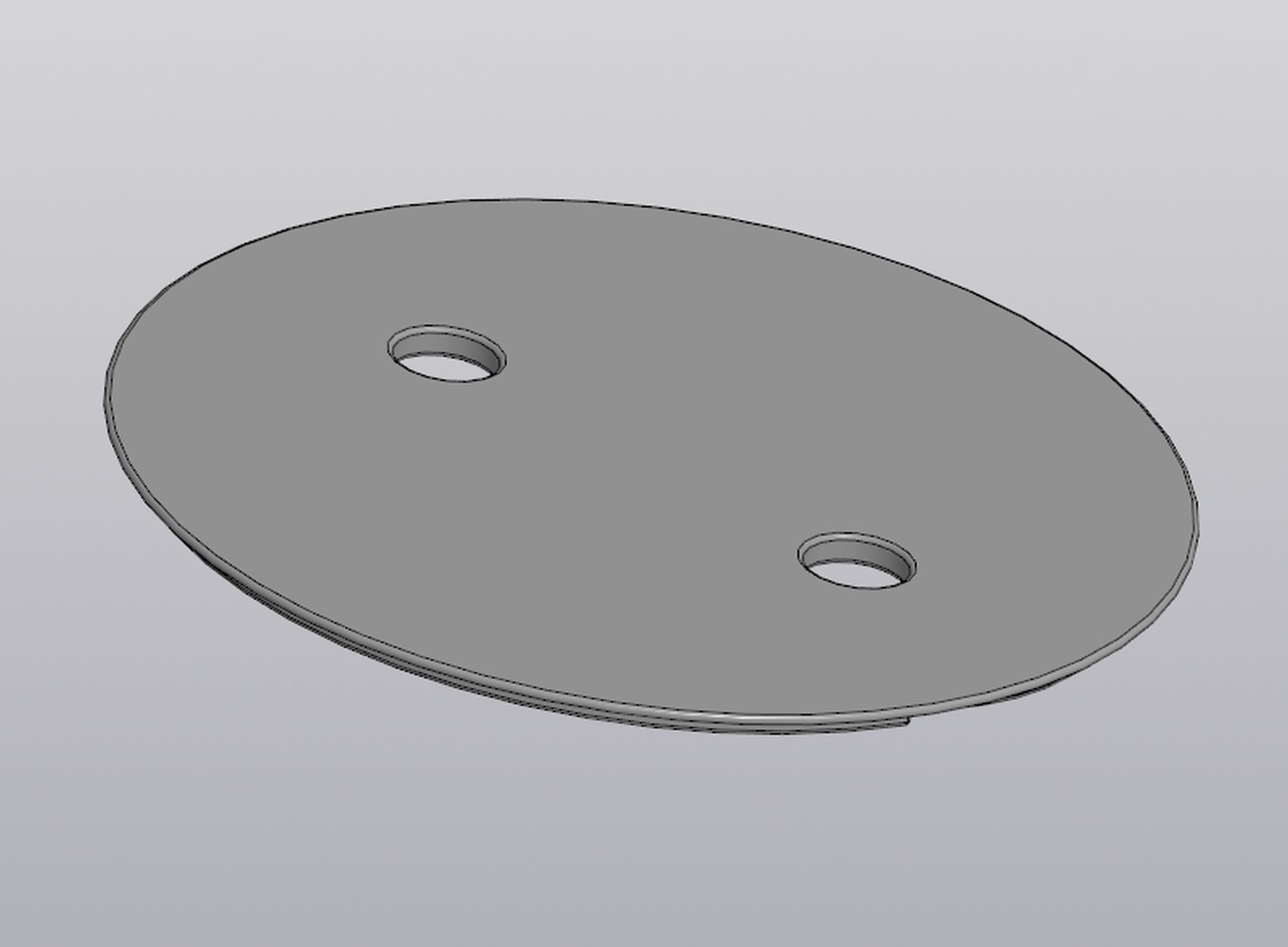 Cup coaster Yin Yang  3D print model_5