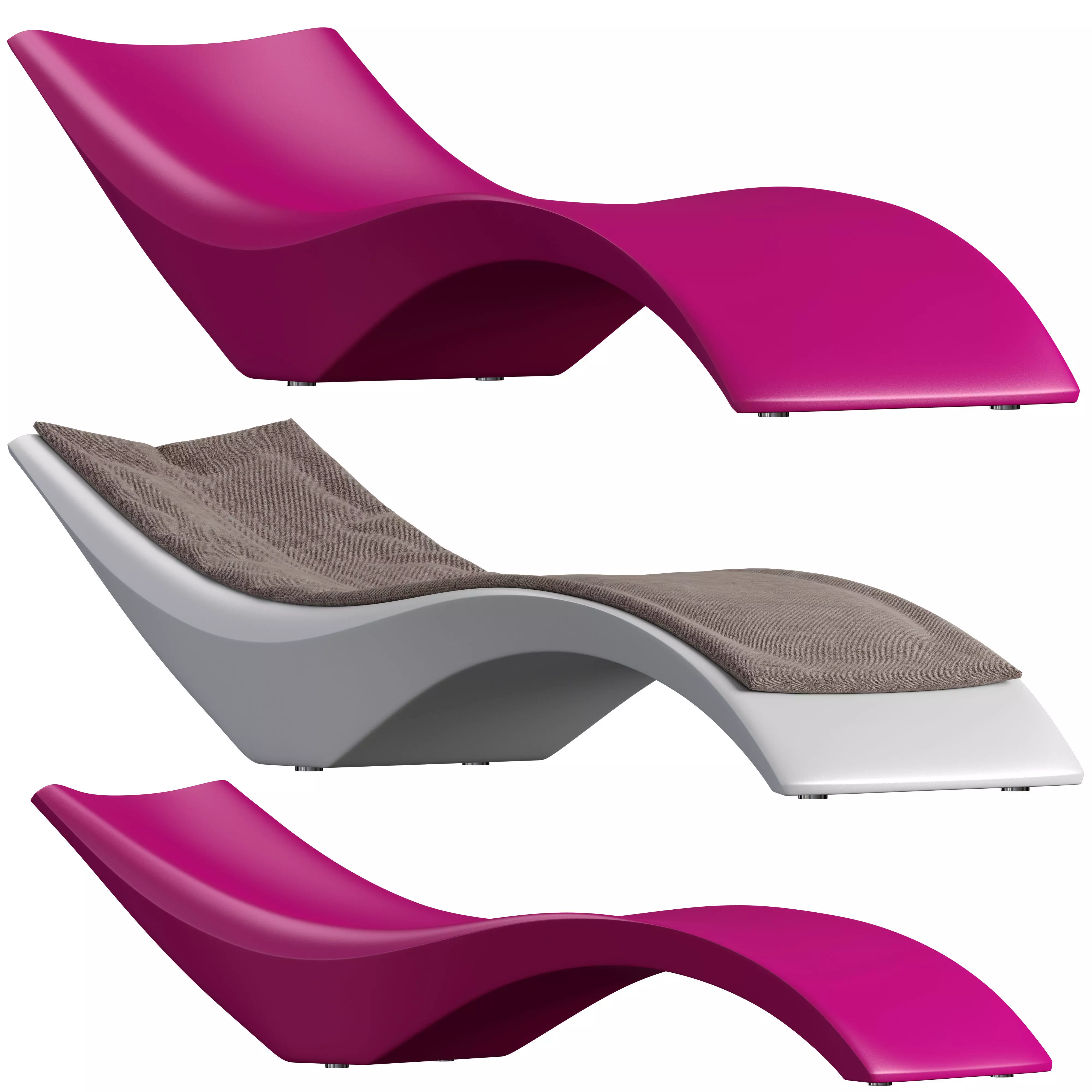 Myyour Cloe sunbed 3D model_0