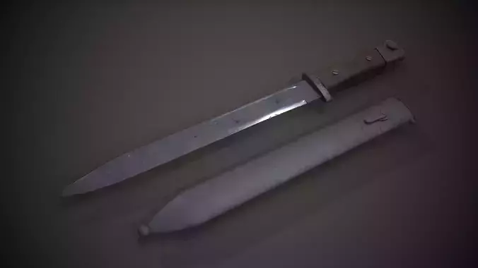 Rusty Mauser 98K bayonet