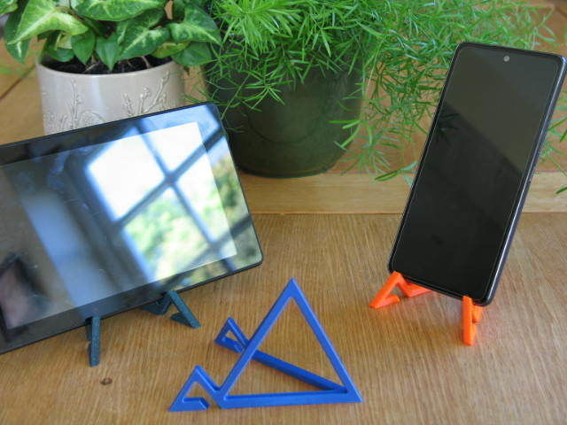 Mobile Phone Stand 3D print model_3