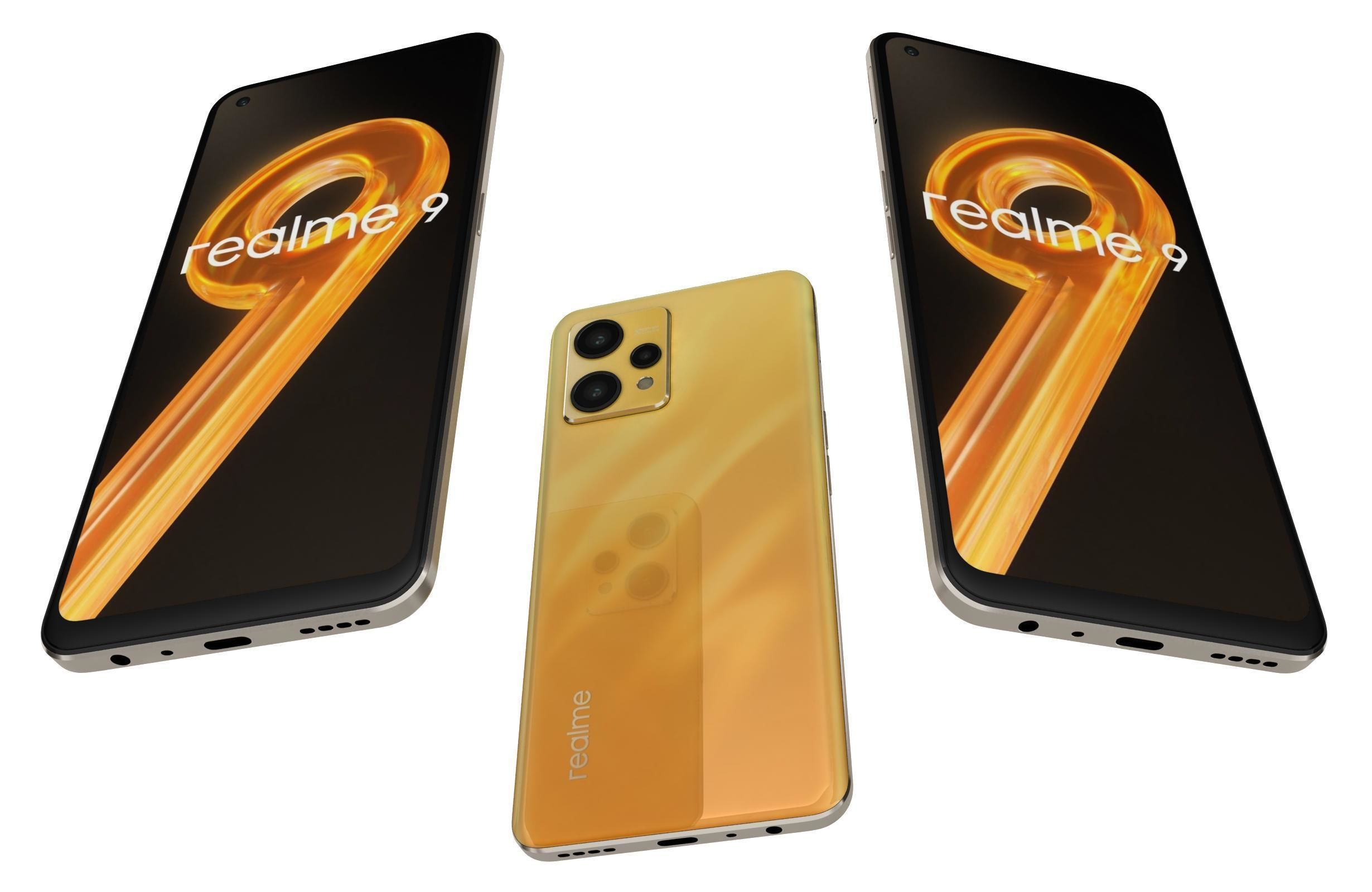 Realme 9 And Pro Plus 3D model_4