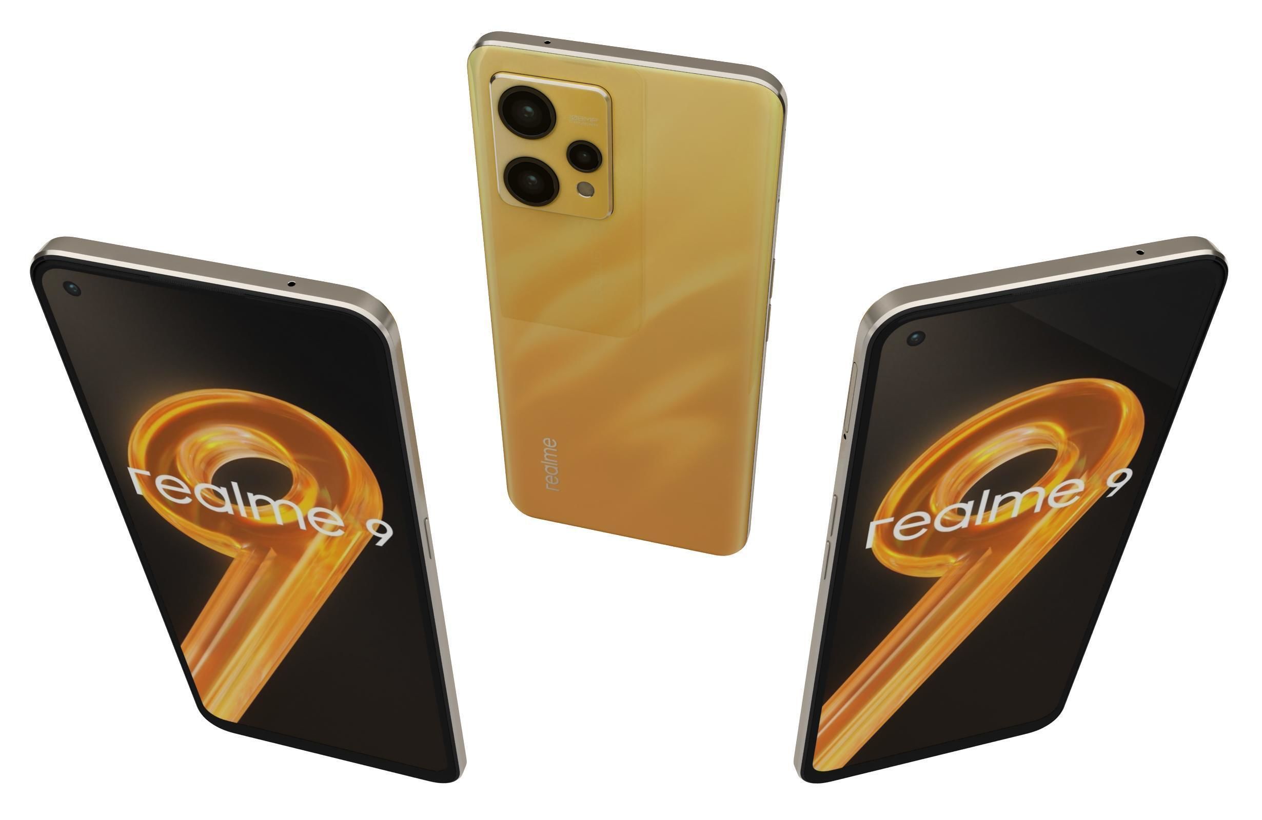 Realme 9 And Pro Plus 3D model_3