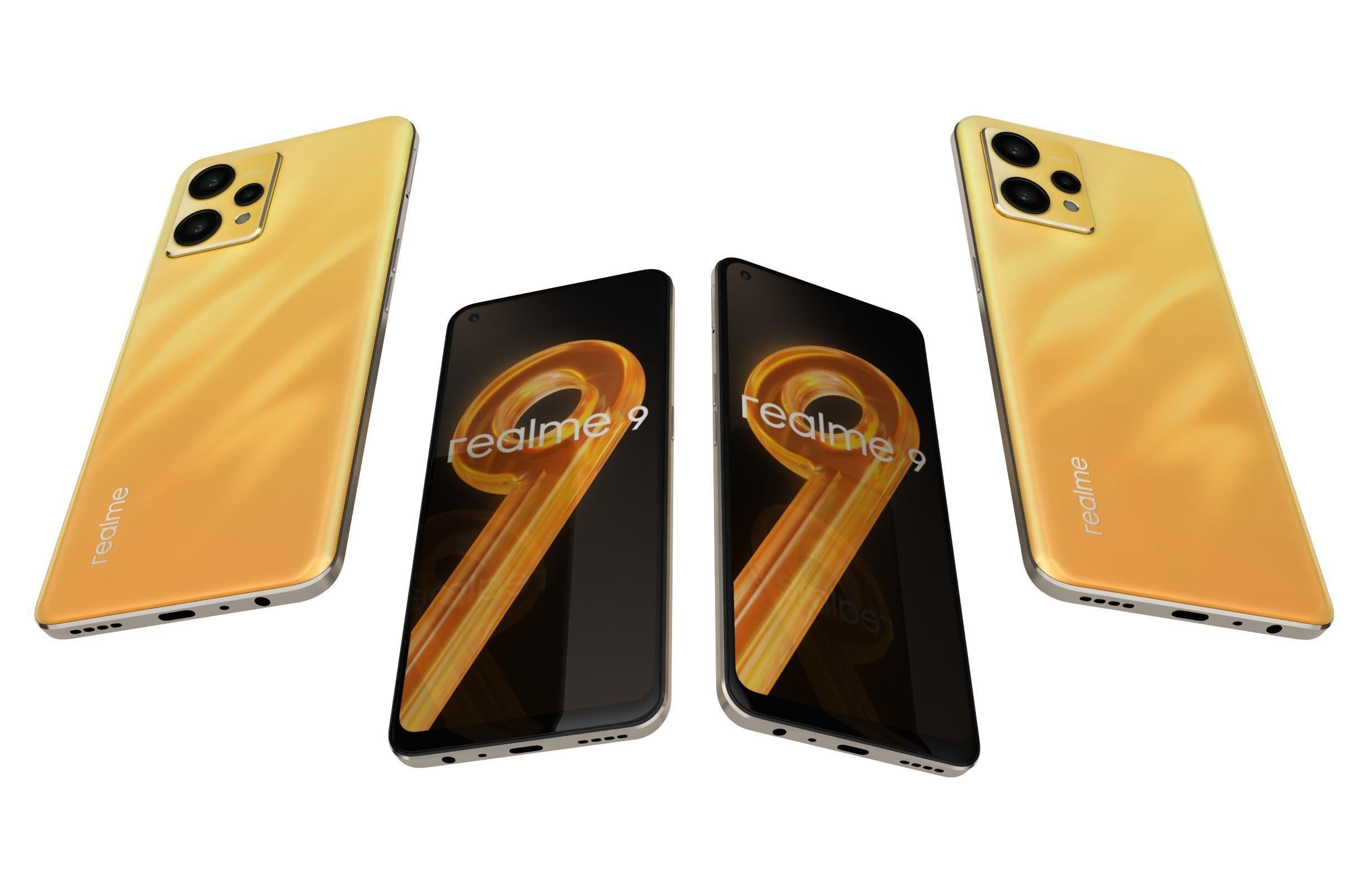 Realme 9 And Pro Plus 3D model_9