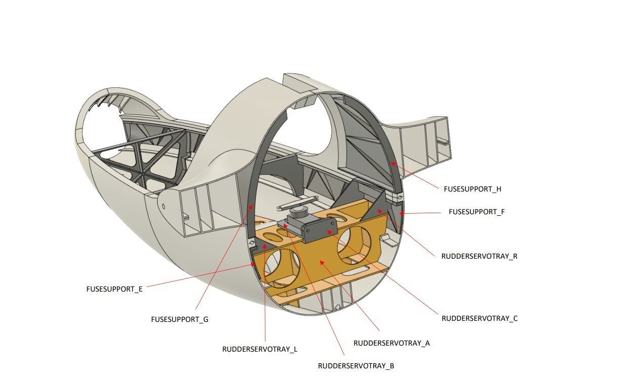 Assembly Manual - DIANA-3 RC Scale Sailplane Free 3D print model_9