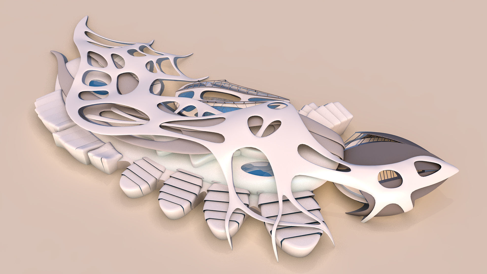 0007 - Museum Aquarium 3D model_4