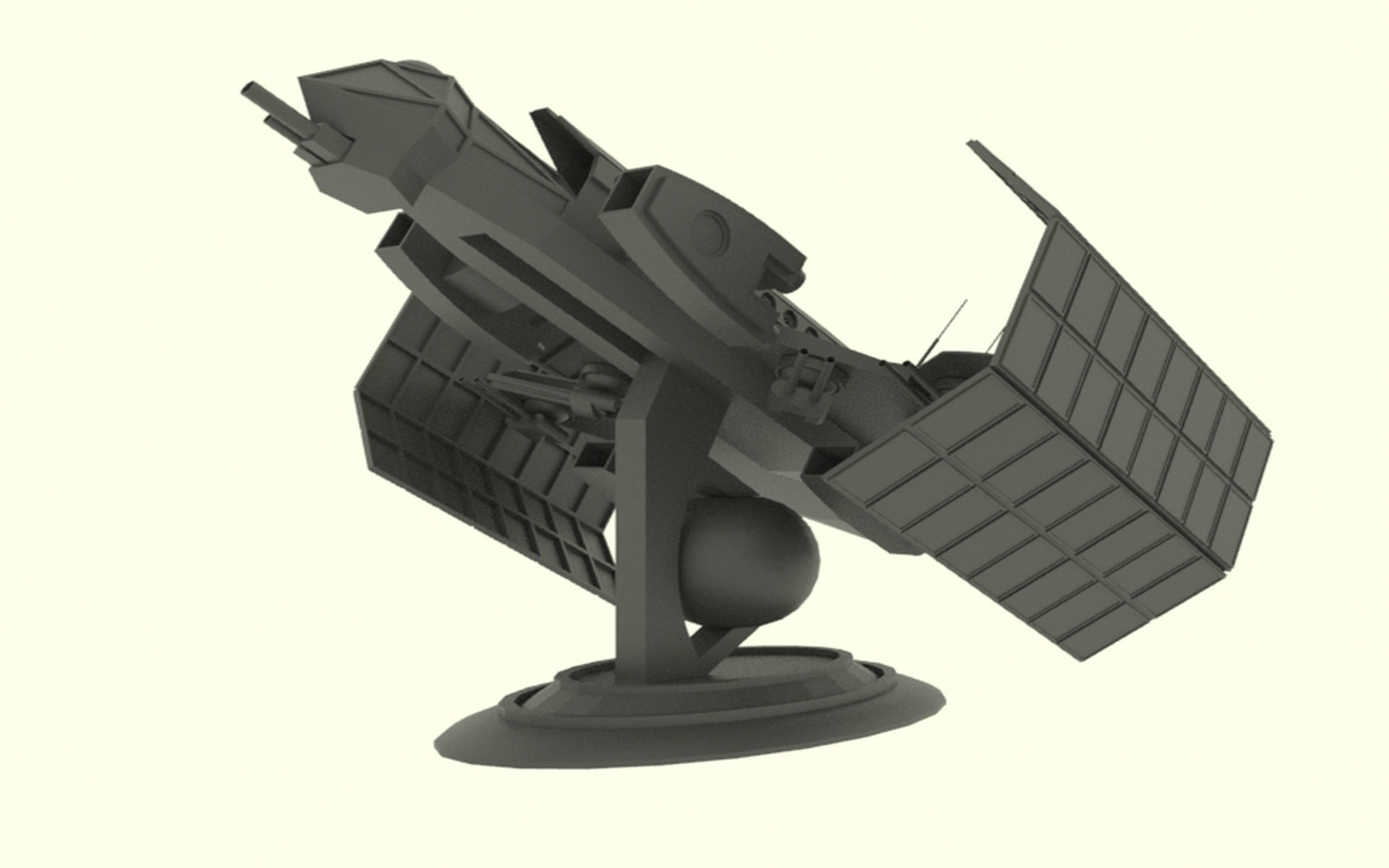 Mars - S800 Spaceship Low-poly 3D model_18