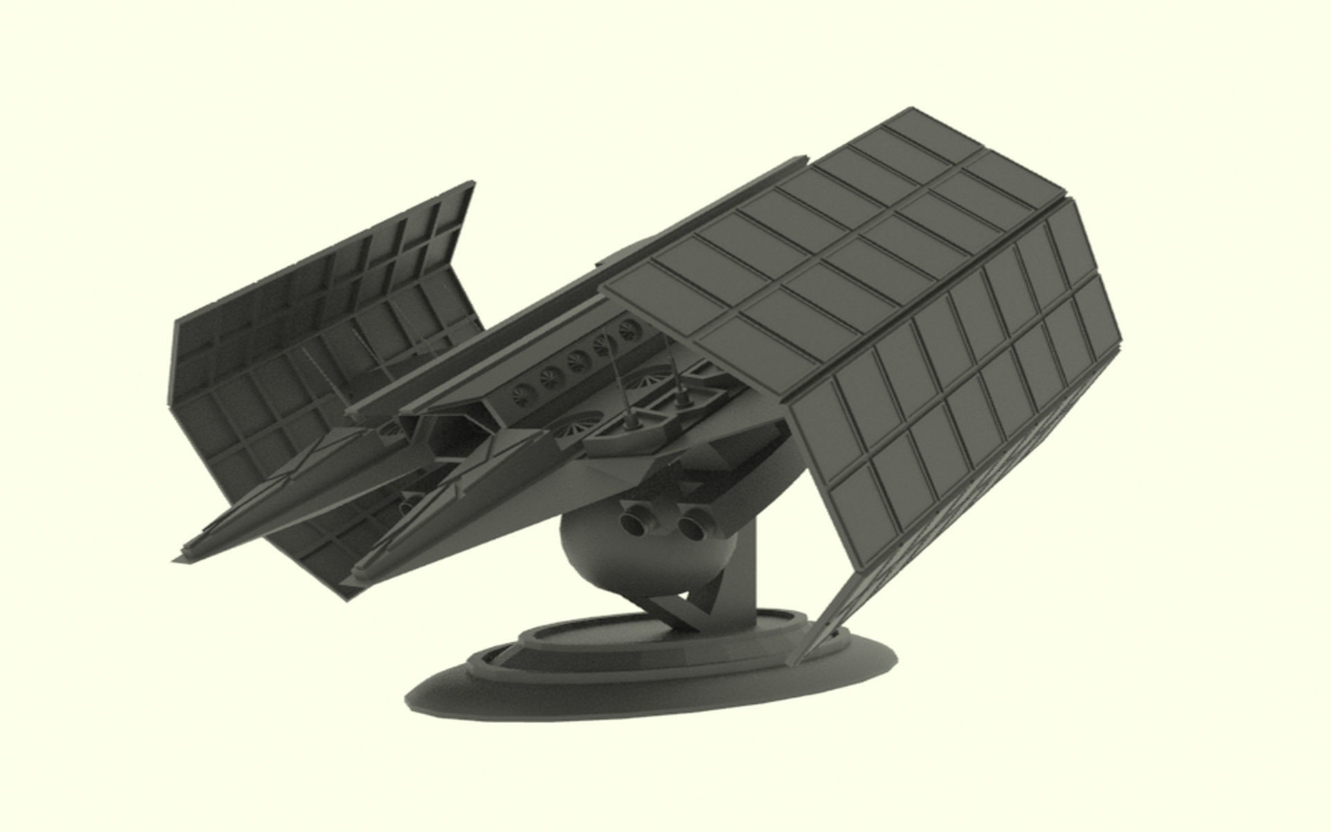 Mars - S800 Spaceship Low-poly 3D model_14