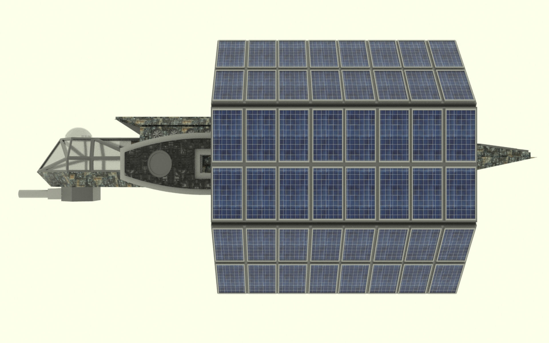 Mars - S800 Spaceship Low-poly 3D model_13