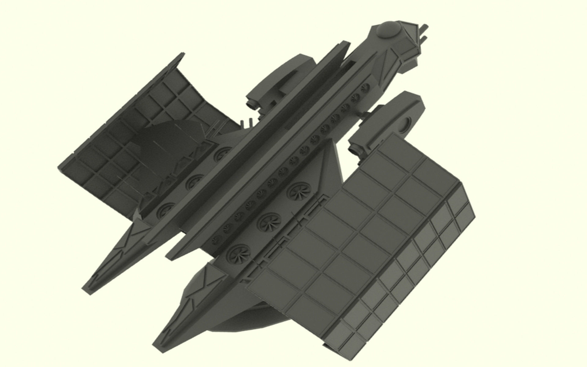 Mars - S800 Spaceship Low-poly 3D model_15