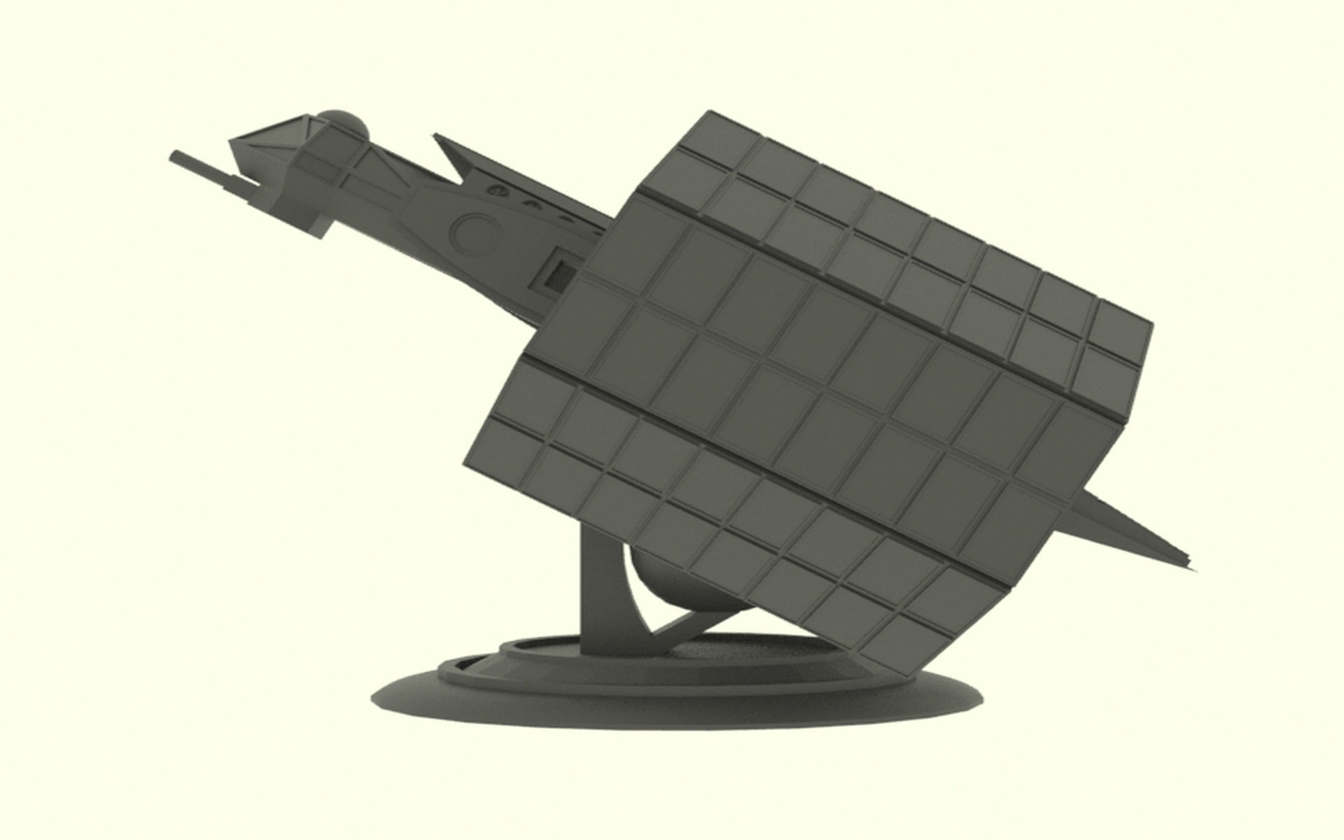 Mars - S800 Spaceship Low-poly 3D model_20