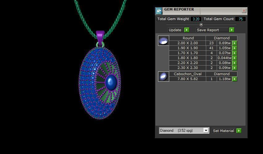 Pendent 3D print model_3