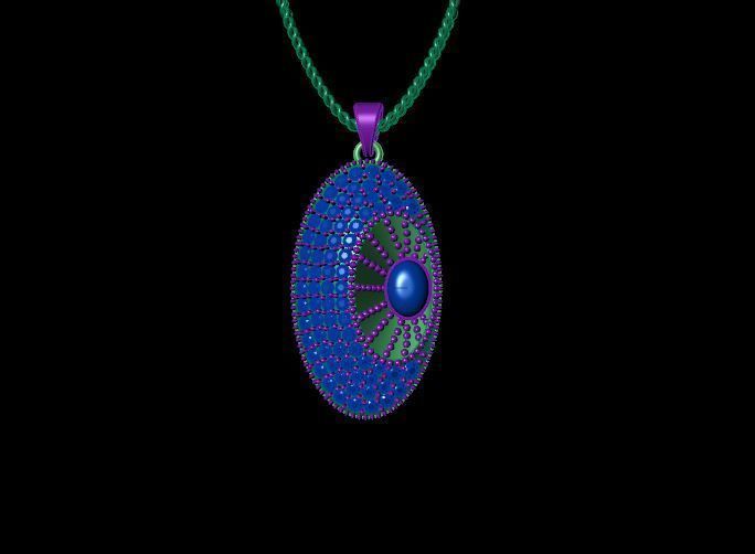 Pendent 3D print model_2