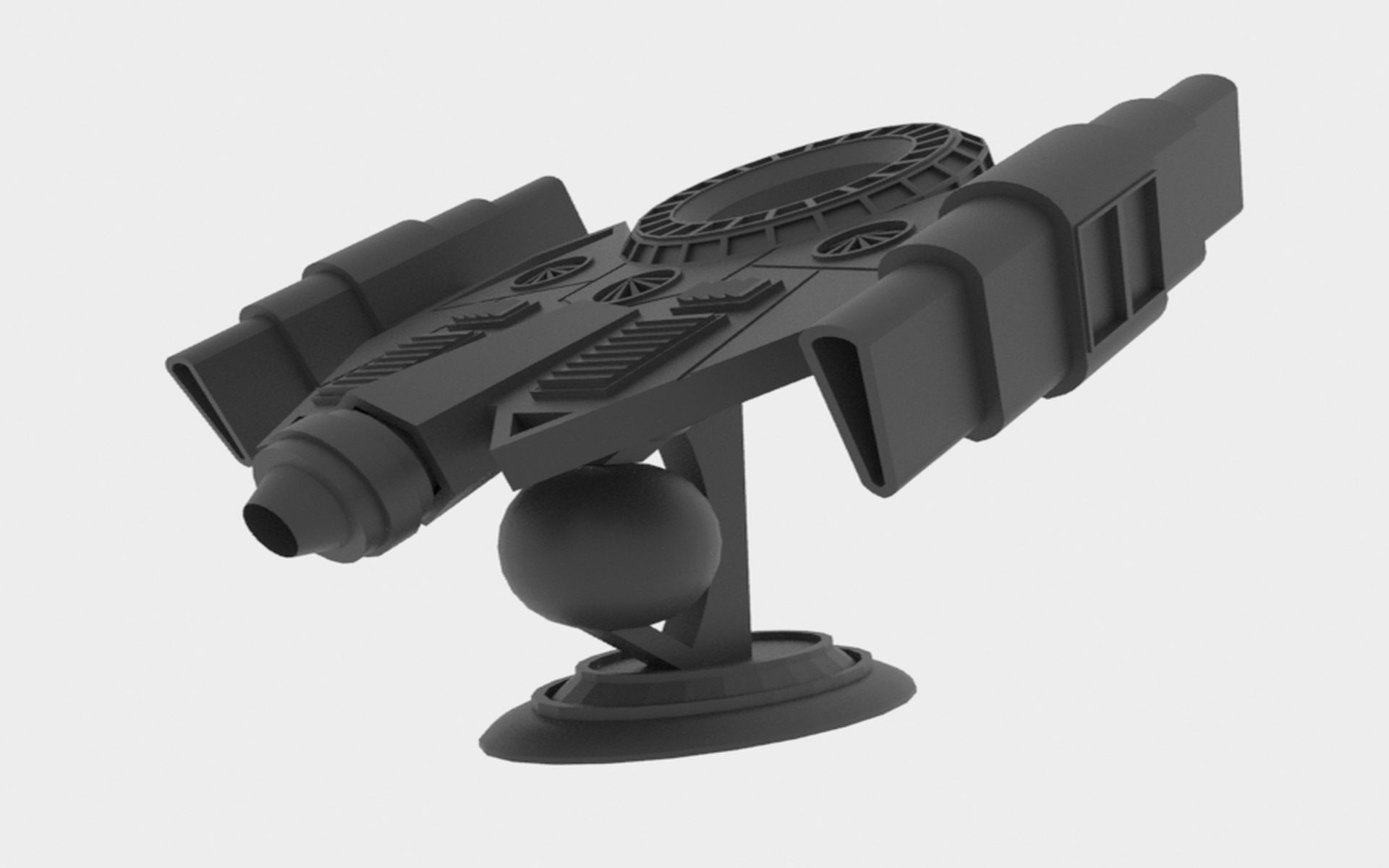 Mig-S Spaceship  Low-poly 3D model_21