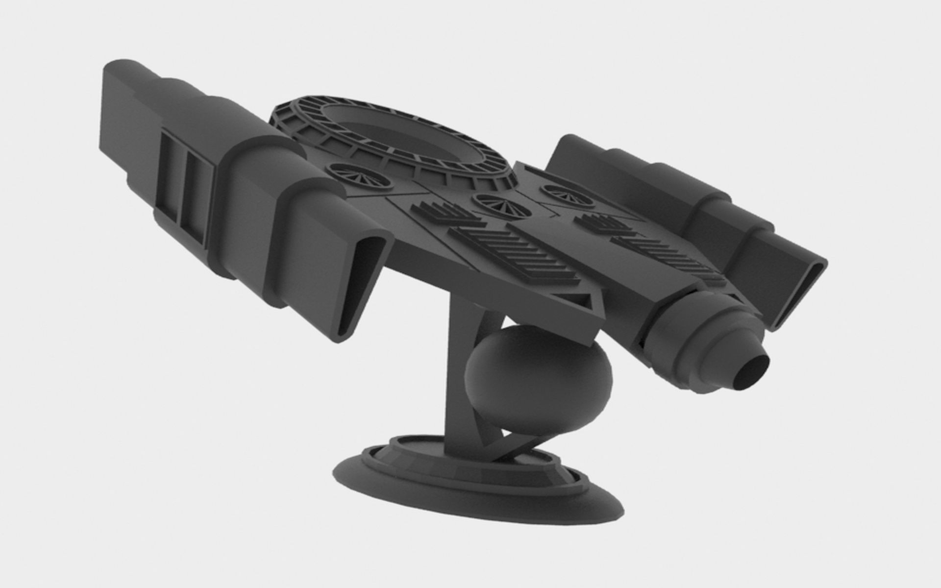 Mig-S Spaceship  Low-poly 3D model_20