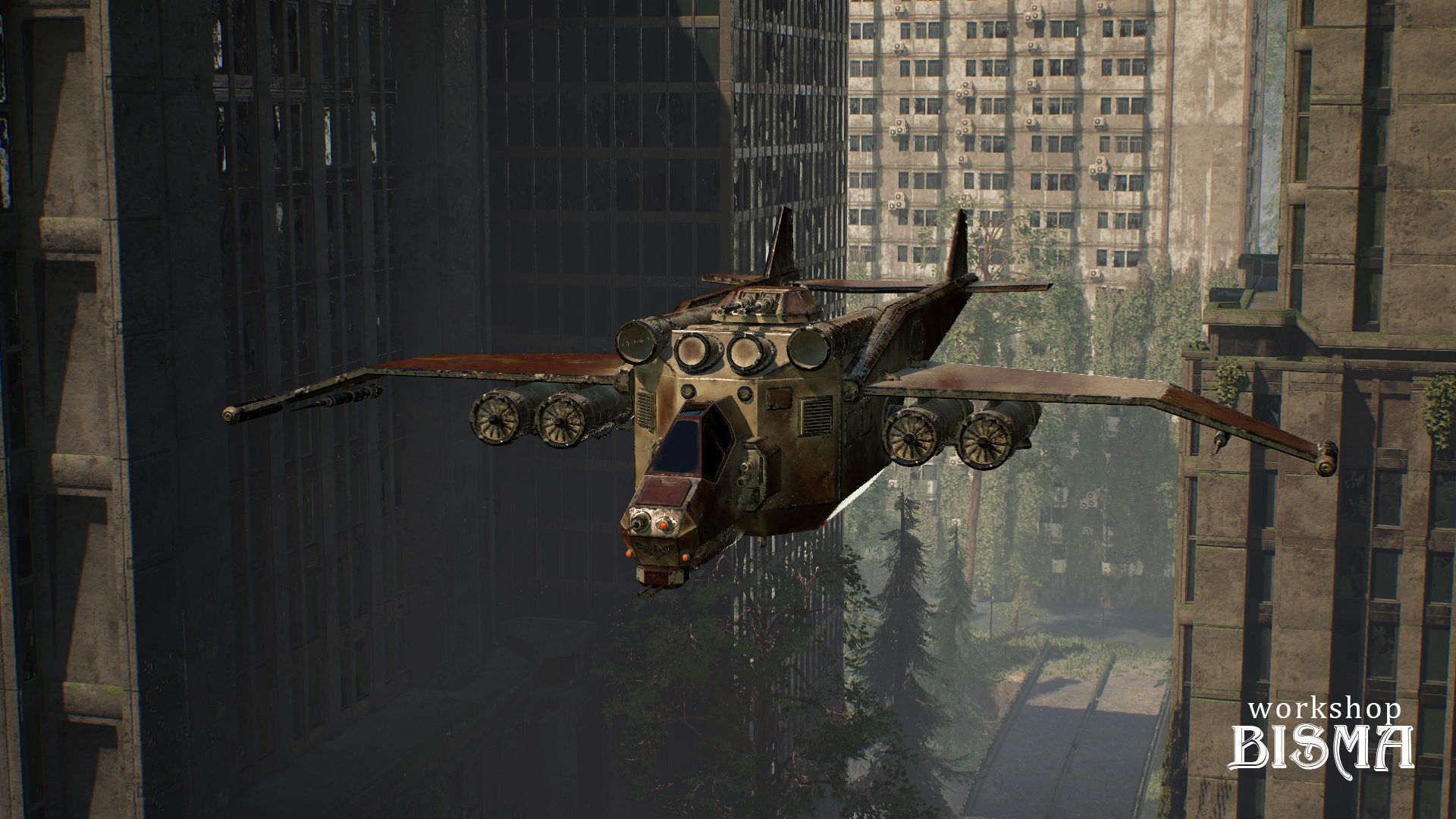 Dystopia Vehicle Aircraft 3D model_2