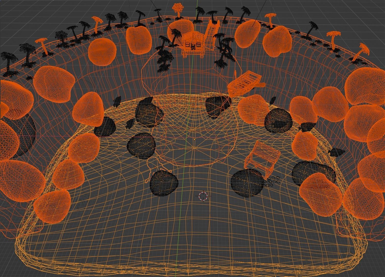 Treasure Island Scenery Low-poly 3D model_6