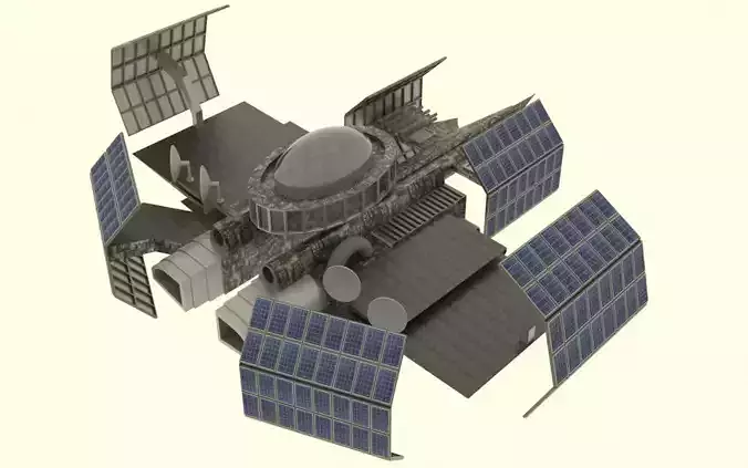 Zenit Spaceship Station 