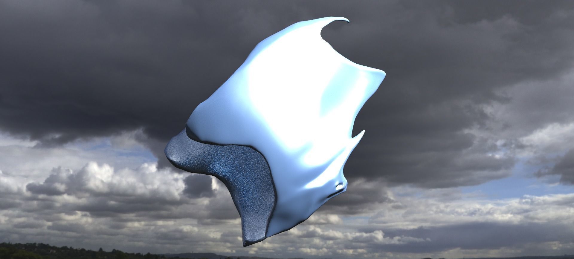 Motorcycle Fairings base 3D model_3