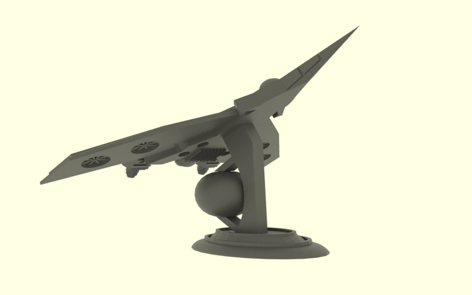 Zenit-TU Spaceship  Low-poly 3D model_13