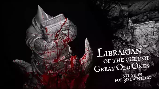 Librarian of the Cult of Great Old Ones 3D print model